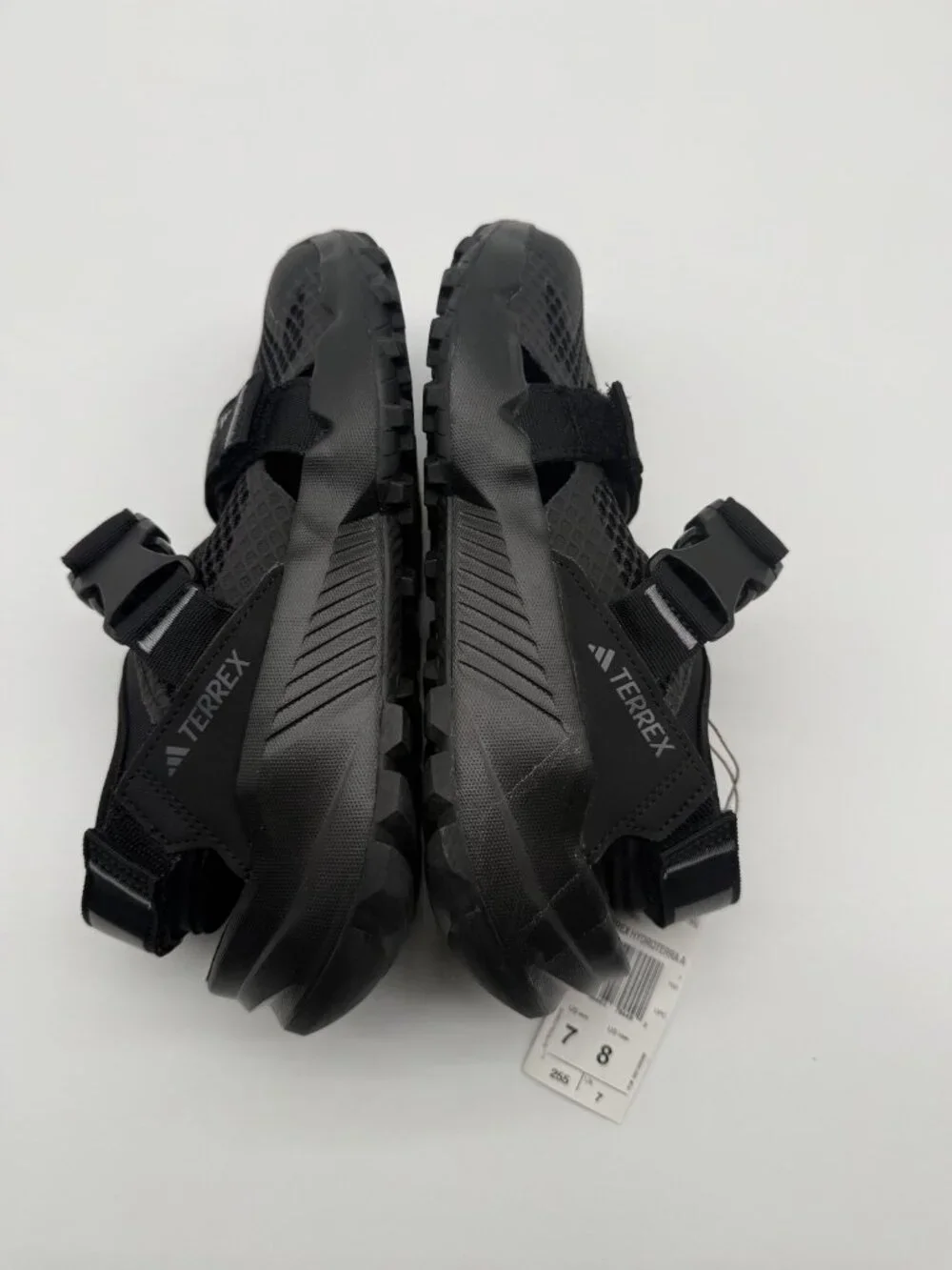 New Adidas Terrex Hydroterra A Sandals Men's Size 7 Black Trail Hiking IF7596